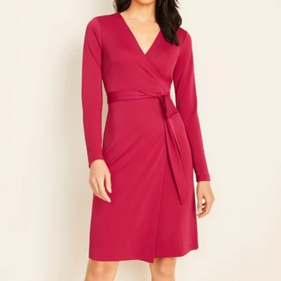 Ann Taylor Dresses Ann Taylor Wrap Dress Poshmark